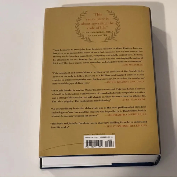 The Code Breaker Hardcover Book - Picture 2 of 3